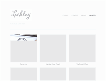 Tablet Screenshot of andylockley.com